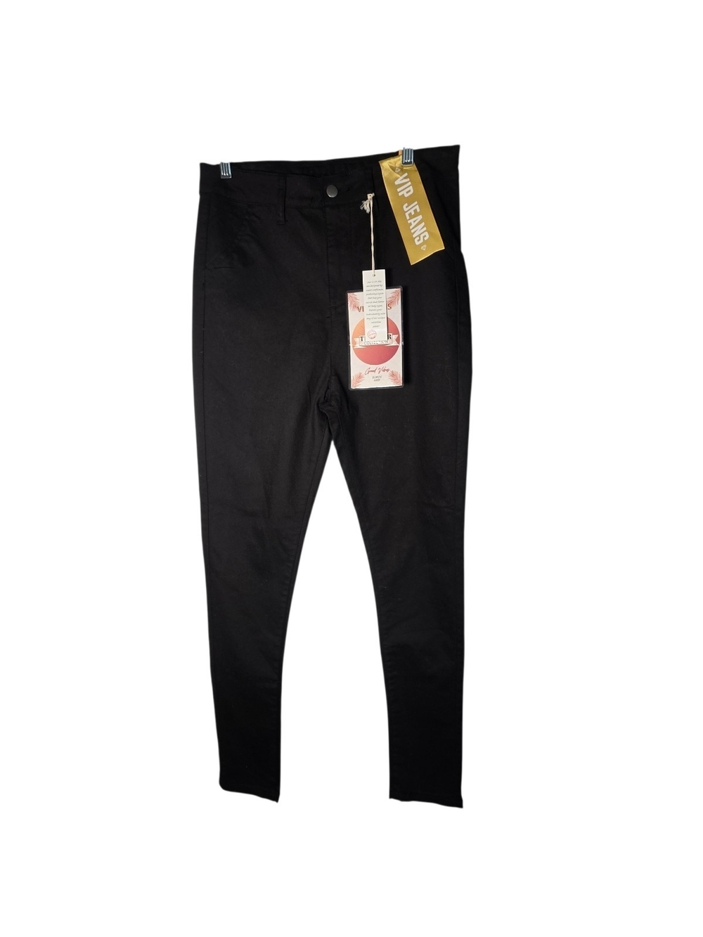 NWT V.I.P. Jeans Black High Rise Skinny Jeans Size 15/16 Juniors Regular